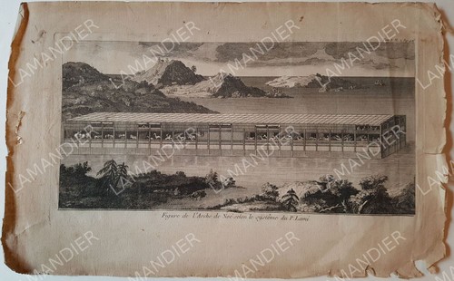 Gravure ancienne arche de - -arche,