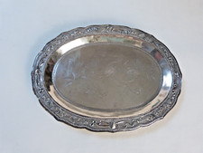 plateau argent massif chine