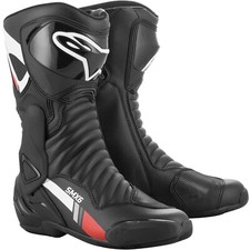 Bottes De Moto Alpinestars Taille 40 SMX 6 V2 Racing Sport Noir-Blanc-Gris