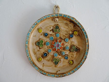 Assiette murale en céramique Atelier La Roue - Vallauris - 1960 dlg Zobel