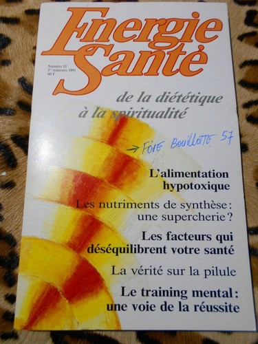 Revue energie santé 13 - revue,