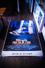 BATTERIES NON INCLUDED ? Bus Stop Rolled DS Vintage Movie Poster Original 1987