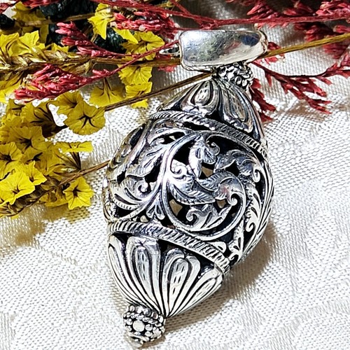 Grand pendentif argent - grand,