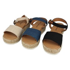 Femmes Mi Semelle Compensée