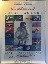 Affiche originale Expo Luigi Colani 1990 #Collection Automobile Poster Designer