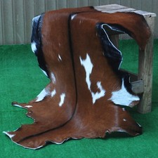 Premium Tricolore Chèvre Cachette Tapis – Rustique & Moderne Accent pour Accueil