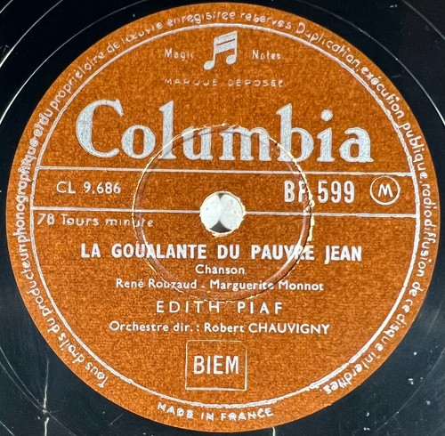 Edith piaf goulante - edith,