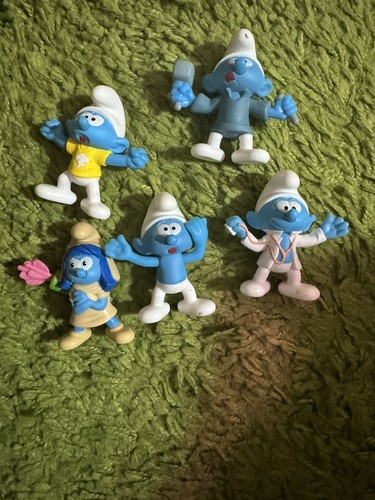 Schtroumphs jouet mcdo lot - mcdo,