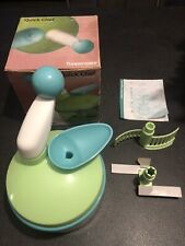 TUPPERWARE  QUICK CHEF ROBOT Mélanger Emulsionne Hache Concasse Boîte Et Notice