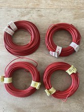 Lot 4 bobines câble rouge