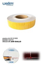 Ruban Adhésif Réfléchissant XC-G1600 Jaune Haute Visibilité 25 Mètres