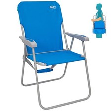 #WEJOY Chaise de Plage Pliable Fauteuil de Plage avec Dossier Haut Chaise de ...