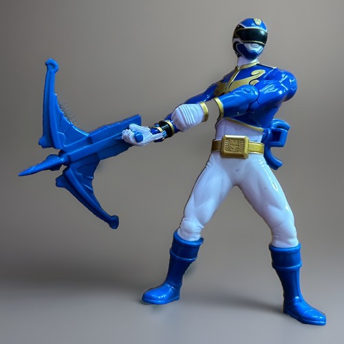 Figurine power rangers bleue - figurine,