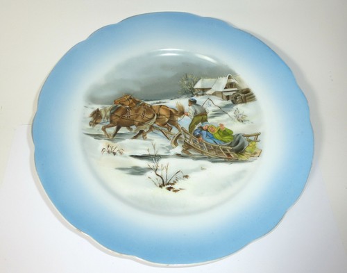 Assiette porcelaine russe - porcelaine,
