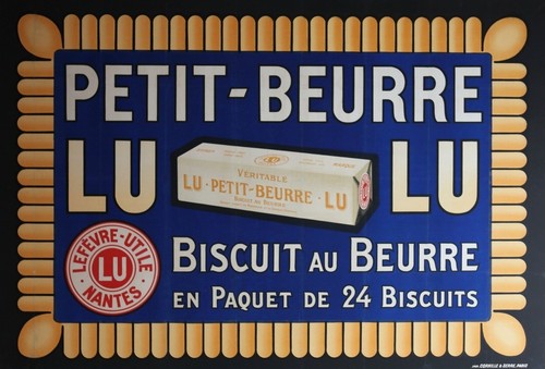 Petit beurre affiche - lu",