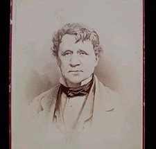 Junius Brutus Cabine Armoire Carte CDV Photo Carte Visite Sarony John Wilkes