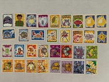 LOT 33 STICKERS PANINI 1999 NINTENDO - POKEMON
