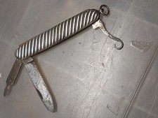 ANCIEN PETIT COUTEAU / ONGLIER/ TIRE LACET/ EN ARGENT/ FIN XIXEME