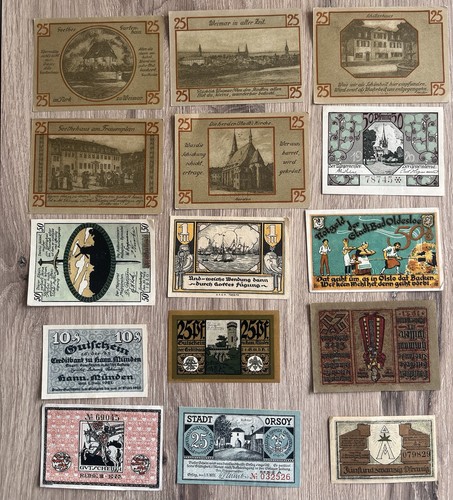 Lot billets allemand - de,