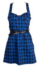 ROBE COURTE à CARREAUX