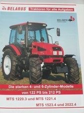 Brochure tracteurs BELARUS MTS