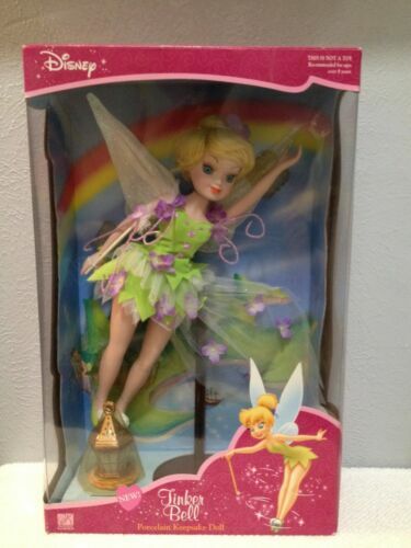 Tinkerbell brass key porcelain - tinkerbell,
