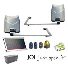 Kit Motorisation Portail Solaire ARTIKO 544 SOLAR - 2 Vantaux Battants Maxi 3,2m