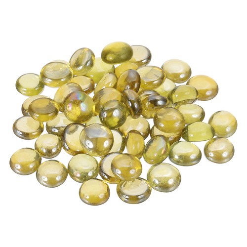 50pcs billes verre plates - billes,