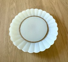 Plat Duralex « Marguerite » Blanc Cassé Années 60 Vintage TBE