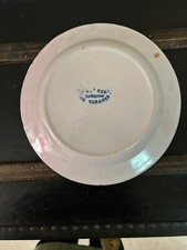 Ancienne assiette XIX ème estampillée L. NIel/Varages