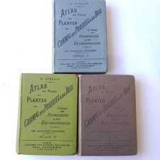 Siélain Atlas de poche des plantes des champs des prairies Série 1, 2 et 3 1899