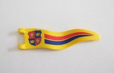 PLAYMOBIL (L702) MOYEN-AGE - Drapeau & Mat Chariot Prisonnier 3674 Tournoi 3652