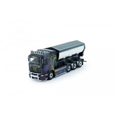 TEKNO, SCANIA R13 porteur 8x4 avec benne pour asphalt, échelle 1/50, TEK75065