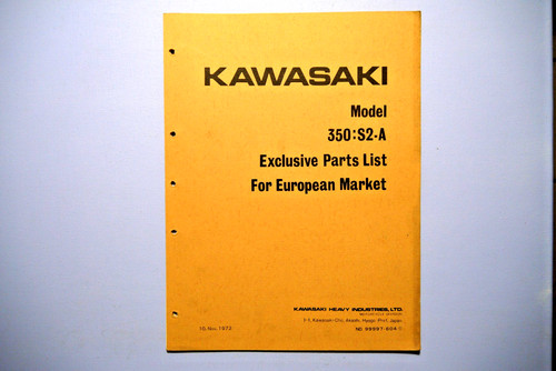 Parts lists kawasaki - parts, s2