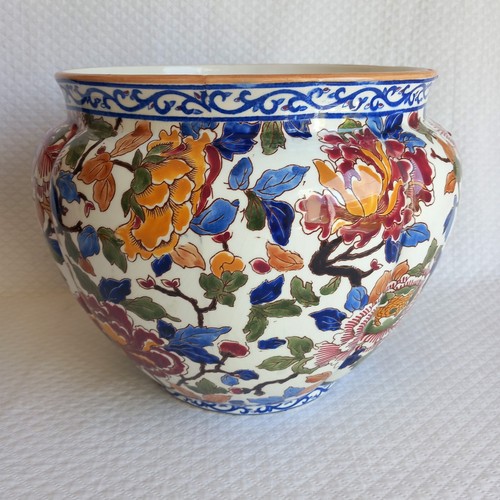 Gien cache pot pivoines - pivoines, en