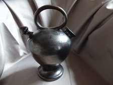 PICHET CHEVRETTE BERETTA BARNOIN VALLAURIS CERAMIQUE NOIRE A REFLETS IRISES