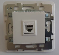 casual mécanisme RJ45 + cache blanc + support métal DEBFLEX