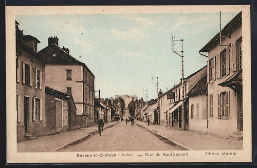 Cpa brienne château rue - cpa, brienne-le-château,