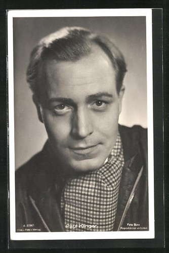 Carte postale acteur paul - carte,