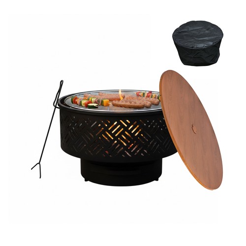 Brasero tonneau feu - brasero,, à