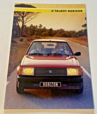 Brochure de Vente TALBOT HORIZON  - 1985 - Bel Etat.