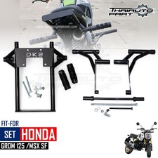 CRASH CAGE + TAIL BAR FLAT BAR MOTORS PRO STUNT PART HONDA GROM MSX SF 2014-2020