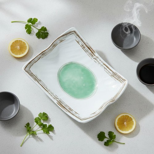 Assiette mélamine effet - assiette,