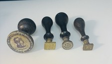 Lot 4 anciens tampons cachets
