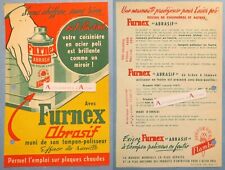 ● Publicité Abrasif FURNEX - Flambo - polir l'acier - efface la rouille - rare