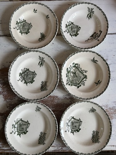 Lot assiettes creuses - 6,