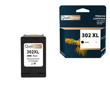 QUALITONER 1 Cartouche compatible pour HP 302 XL Noir
