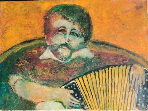 Belle huile sur toile yves - huile,