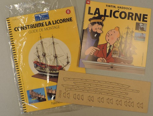 Tintin construire licorne - tintin, la