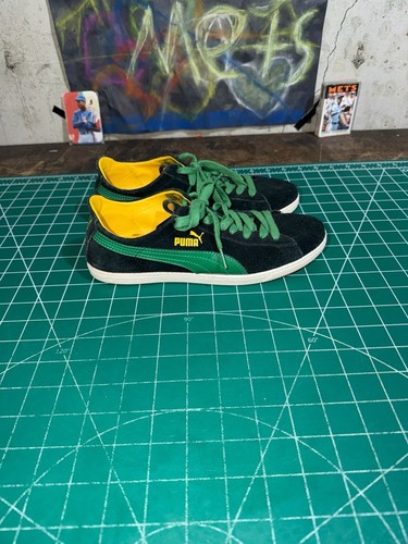 Puma suede classic black - black, green